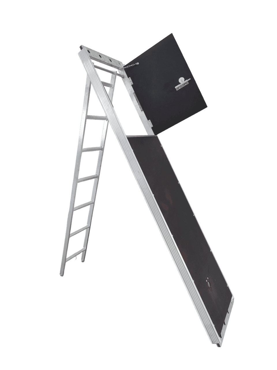 Aluminijumska radna platforma sa nagibnom rampom za fasadersku skelu